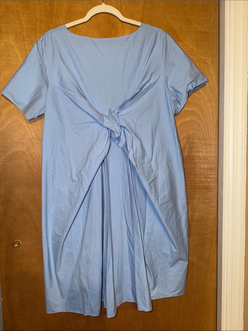 COS Light Blue Short-Sleeve Mini Dress - Picture 3 of 3